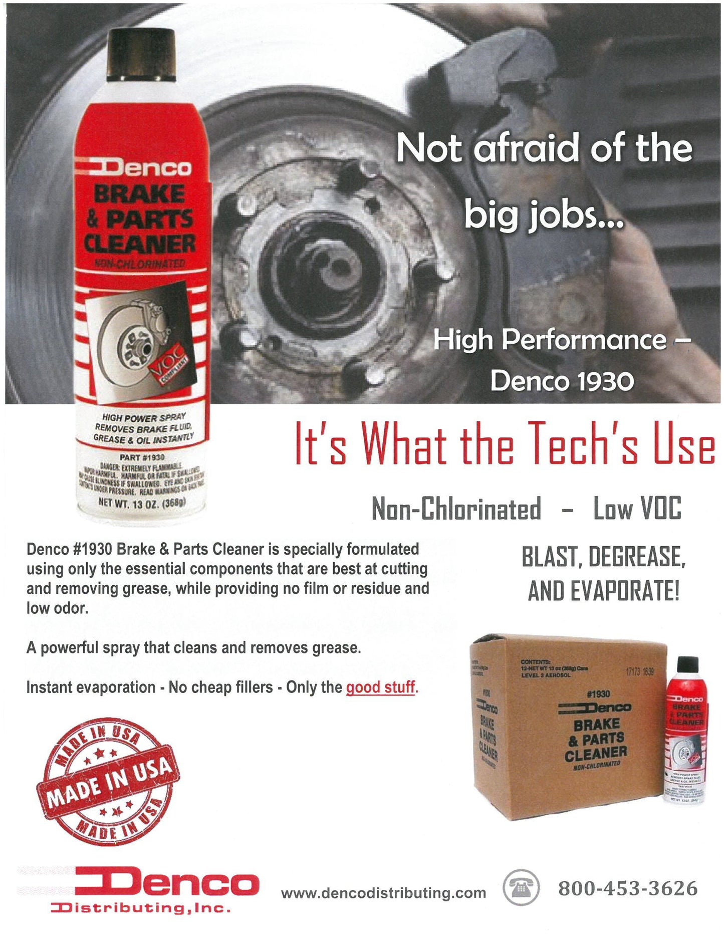 DencoBrake Parts Cleaner